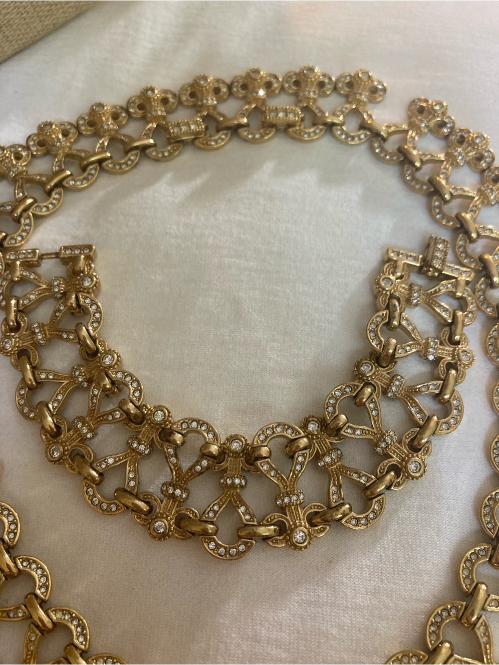 Christian Dior High End Maximalist Statement Necklace Bracelet Set - Picture 3 of 15